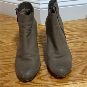 BP Grey suede booties